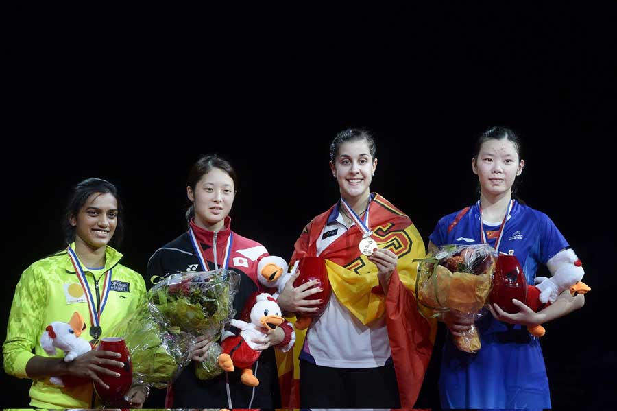 Carolina Marín se erige en campeona del Mundo de bádminton