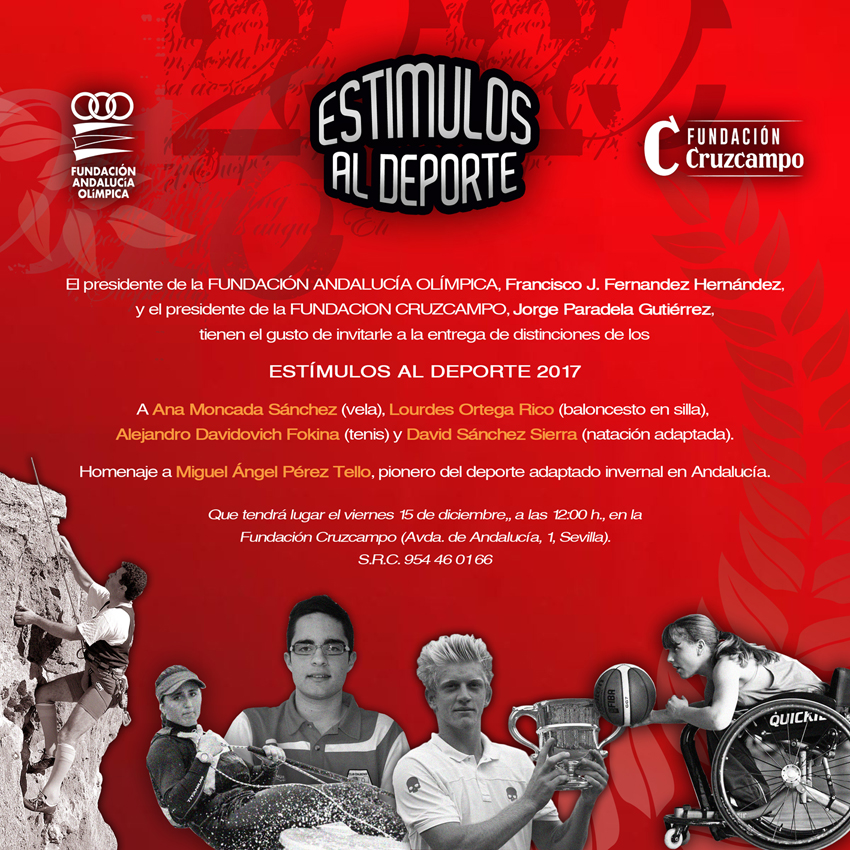 Alejandro Davidovich, Lourdes Ortega, Ana Moncada y David Sánchez, galardonados con los Estímulos 2017