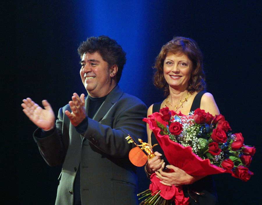 Pedro Almodovar y Susan Sarandon