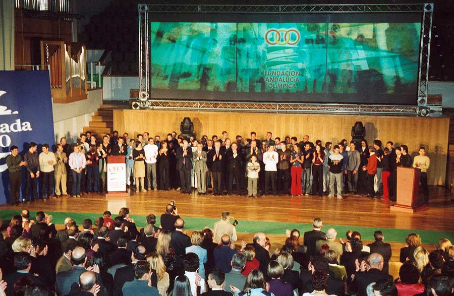 Entrega de becas del Plan Andalucía Olímpica 2002