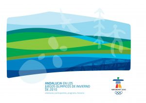 Portada de la publicación: Andalucía en los Juegos Olímpicos de Invierno Vancouver 2010